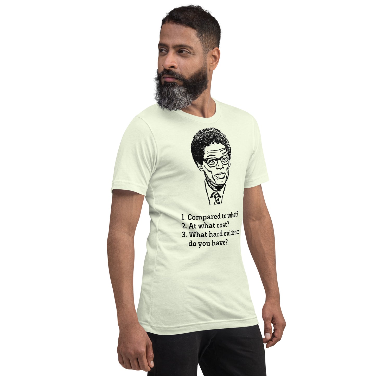 Sowell 3 Questions - Camiseta unissex (cores claras)