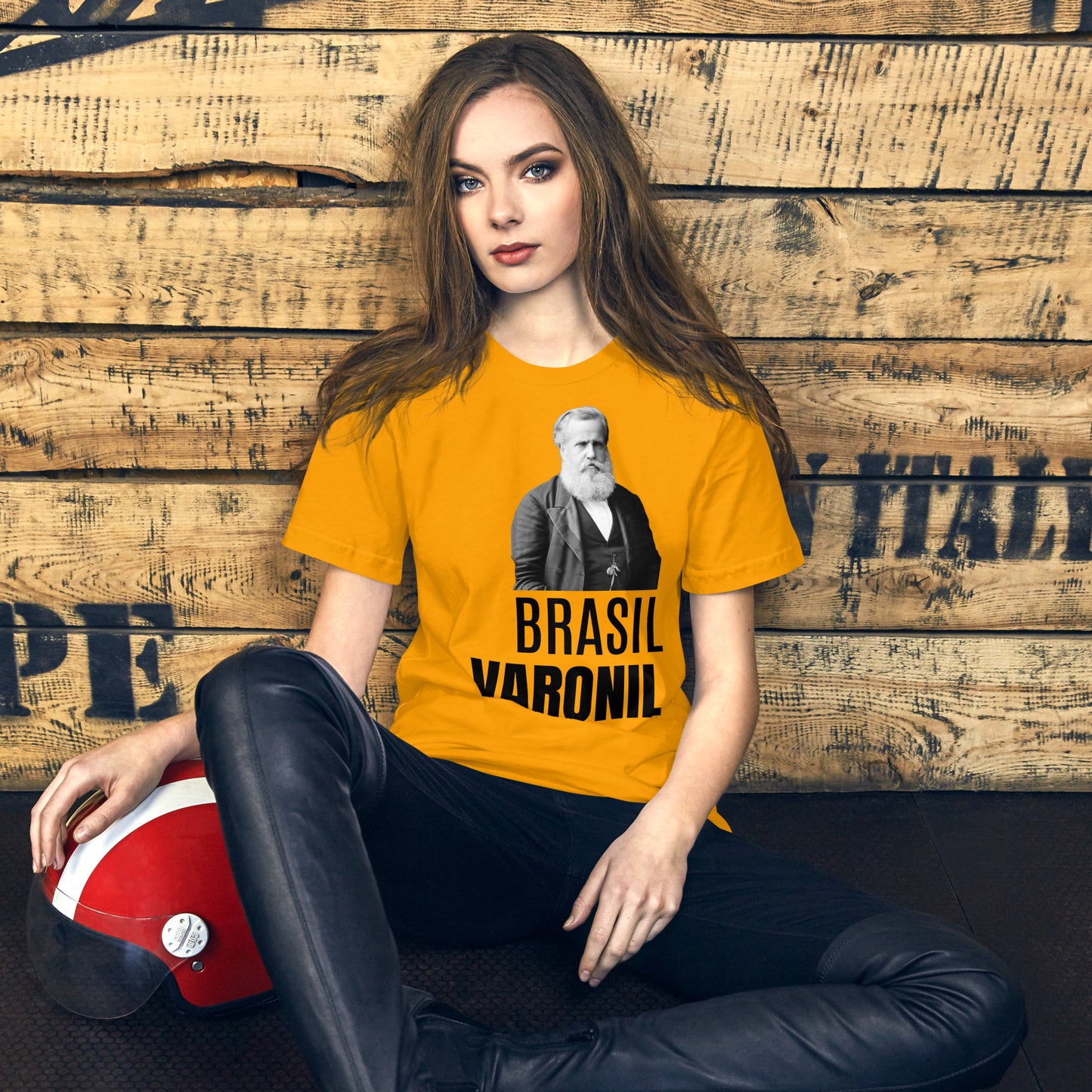 Brasil Varonil - Camiseta unisex