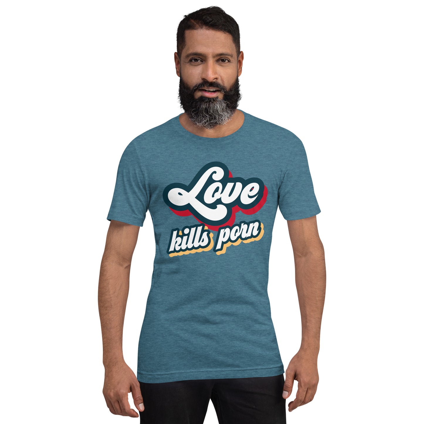 Love Kills Porn - Camiseta unissex