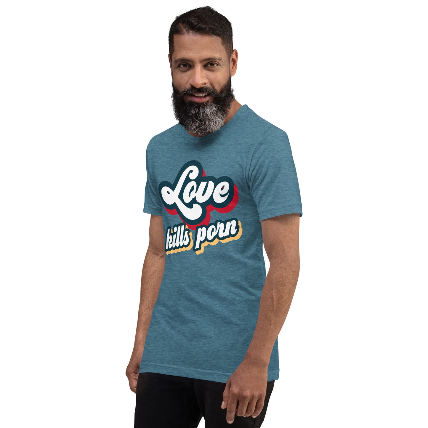 Love Kills Porn - Camiseta unissex