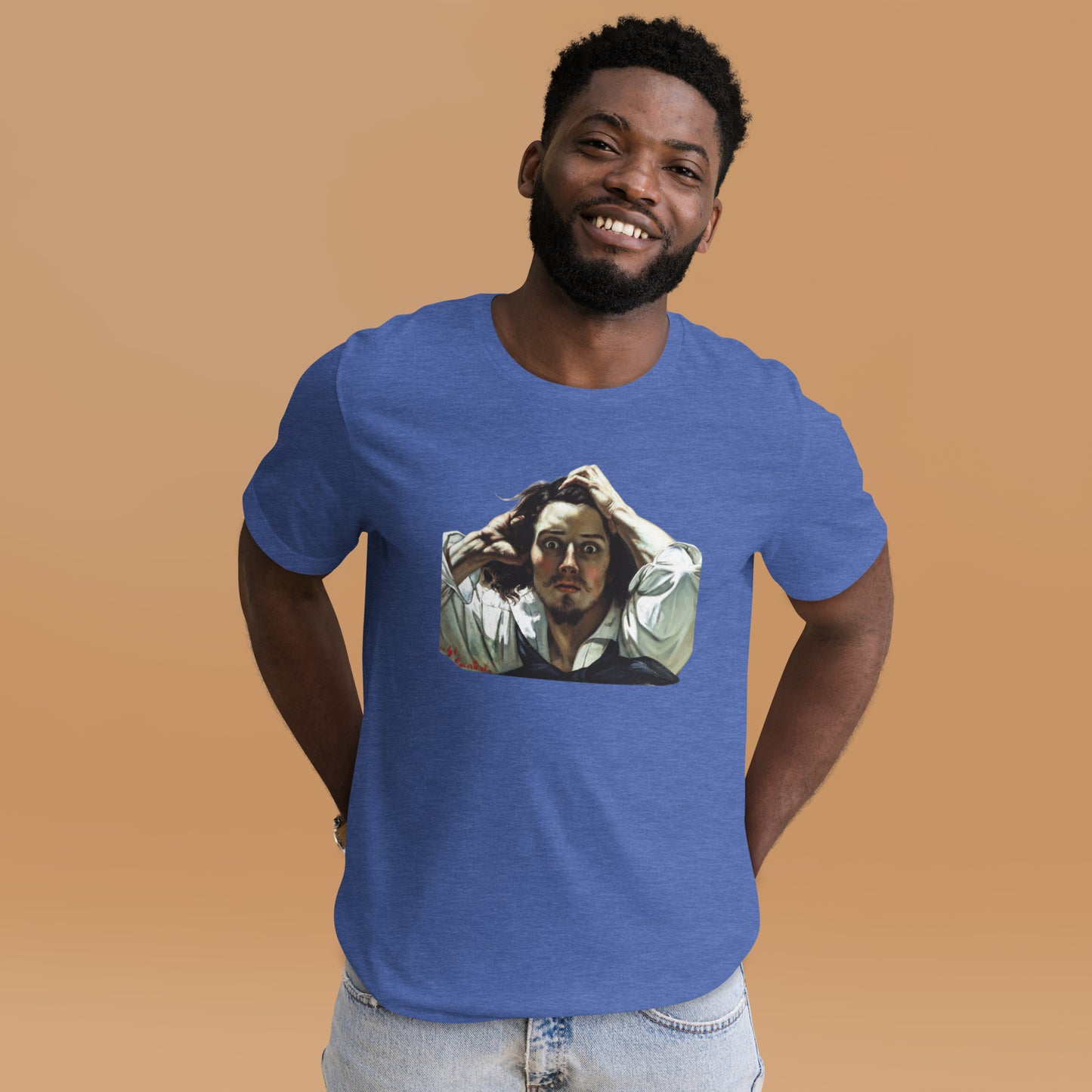 Courbet - Homem Desesperado - Camiseta unissex