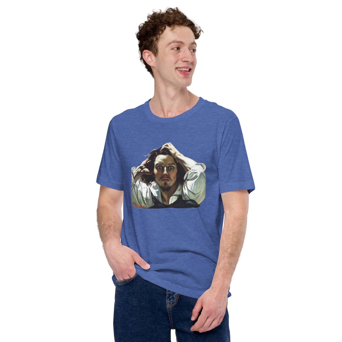 Courbet - Homem Desesperado - Camiseta unissex