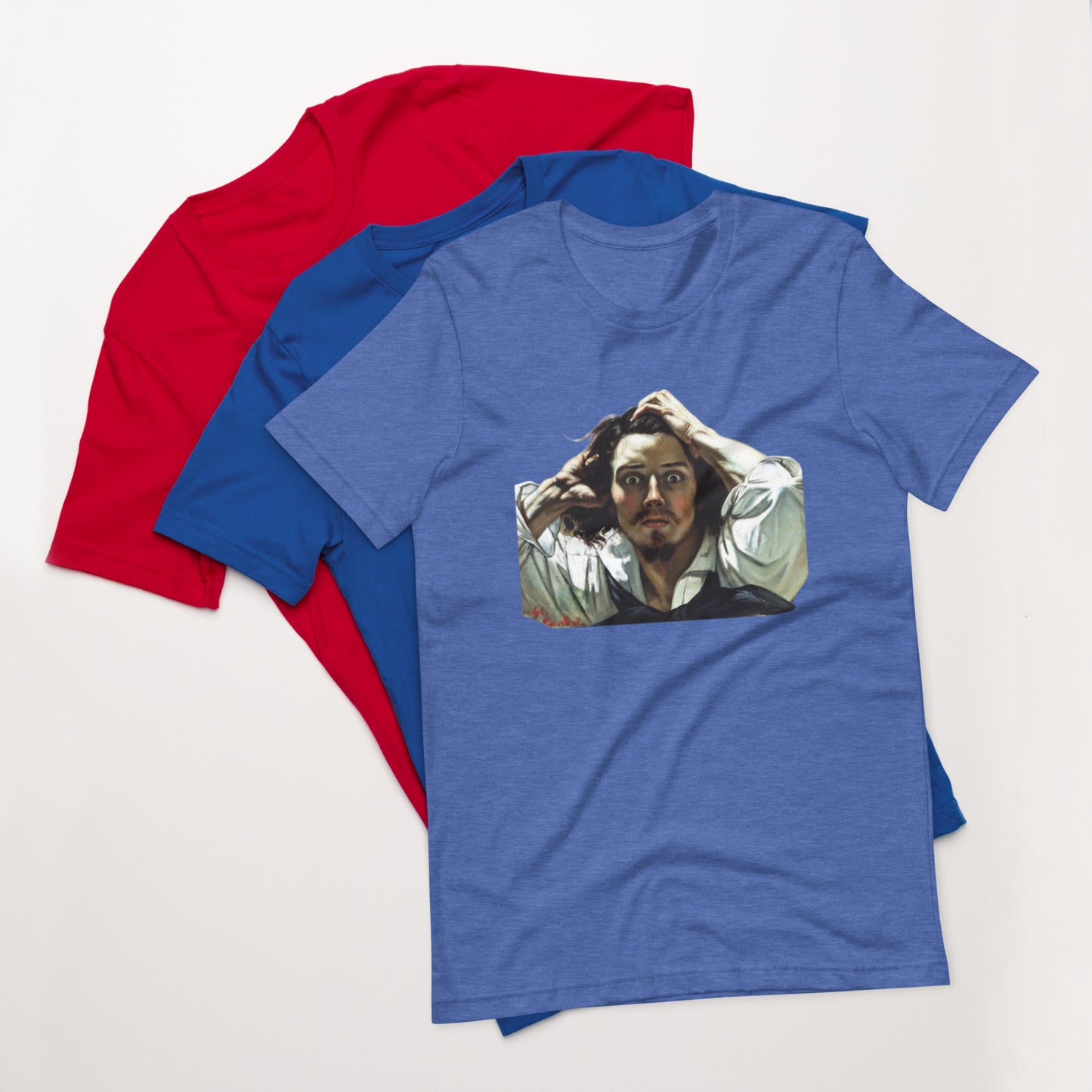 Courbet - Homem Desesperado - Camiseta unissex