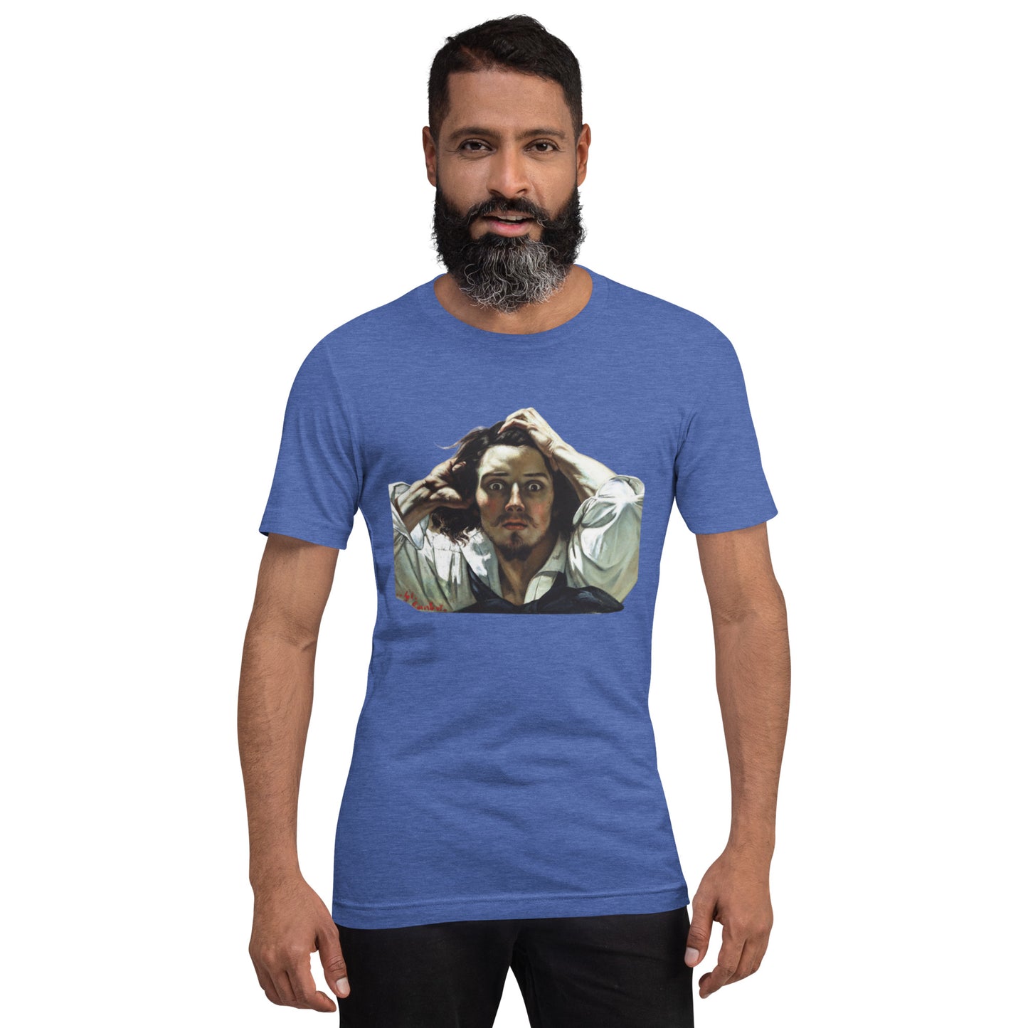 Courbet - Homem Desesperado - Camiseta unissex