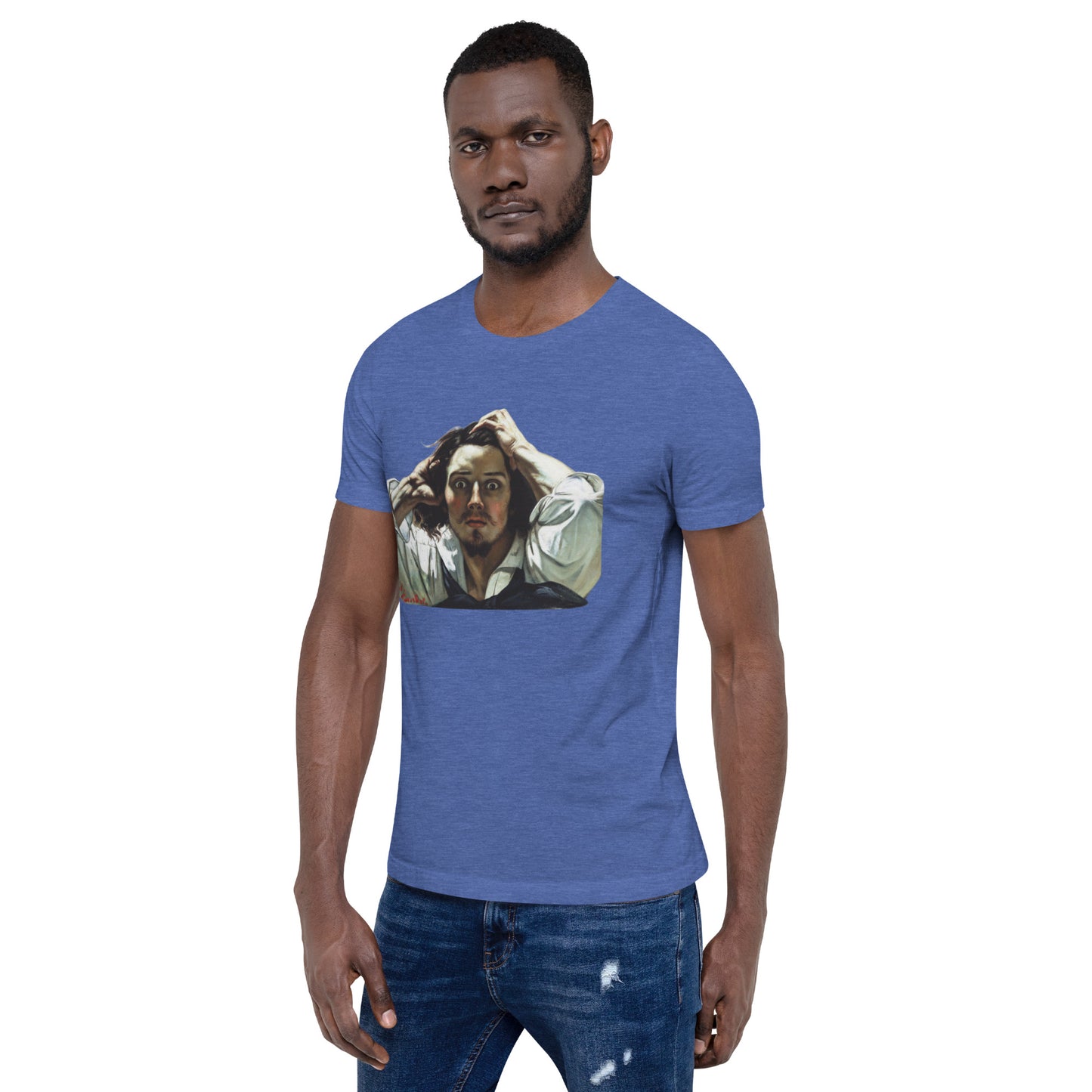 Courbet - Homem Desesperado - Camiseta unissex