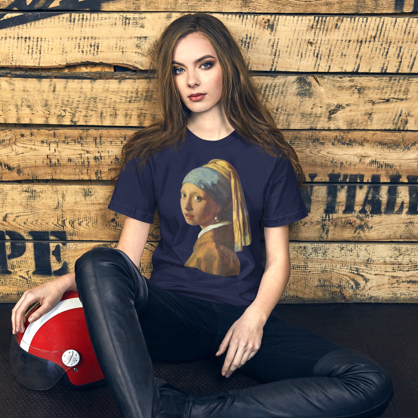 Vermeer - Girl with a pearl earring - Unisex t-shirt