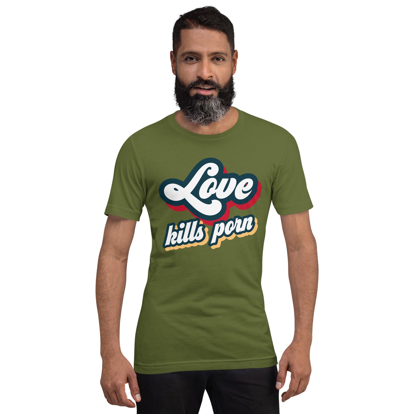 Love Kills Porn - Camiseta unissex