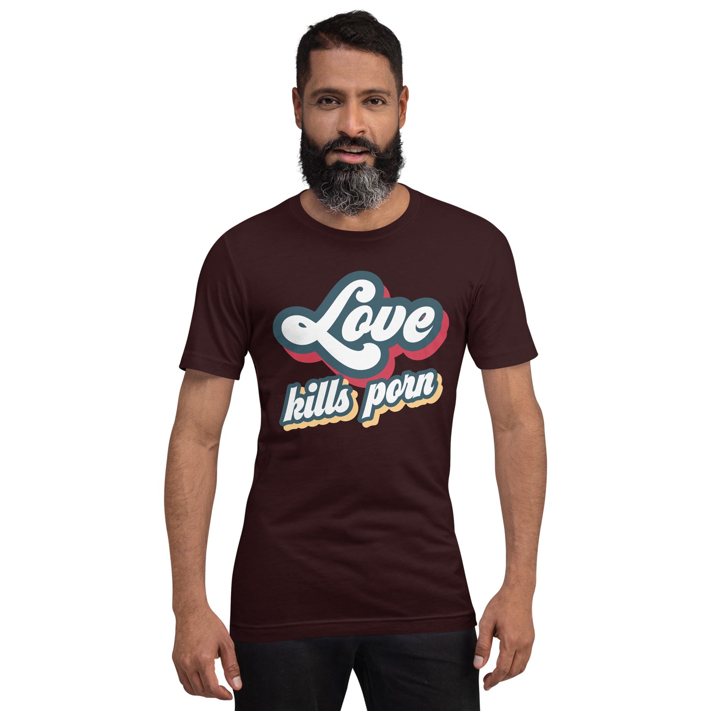 Love Kills Porn - Camiseta unissex