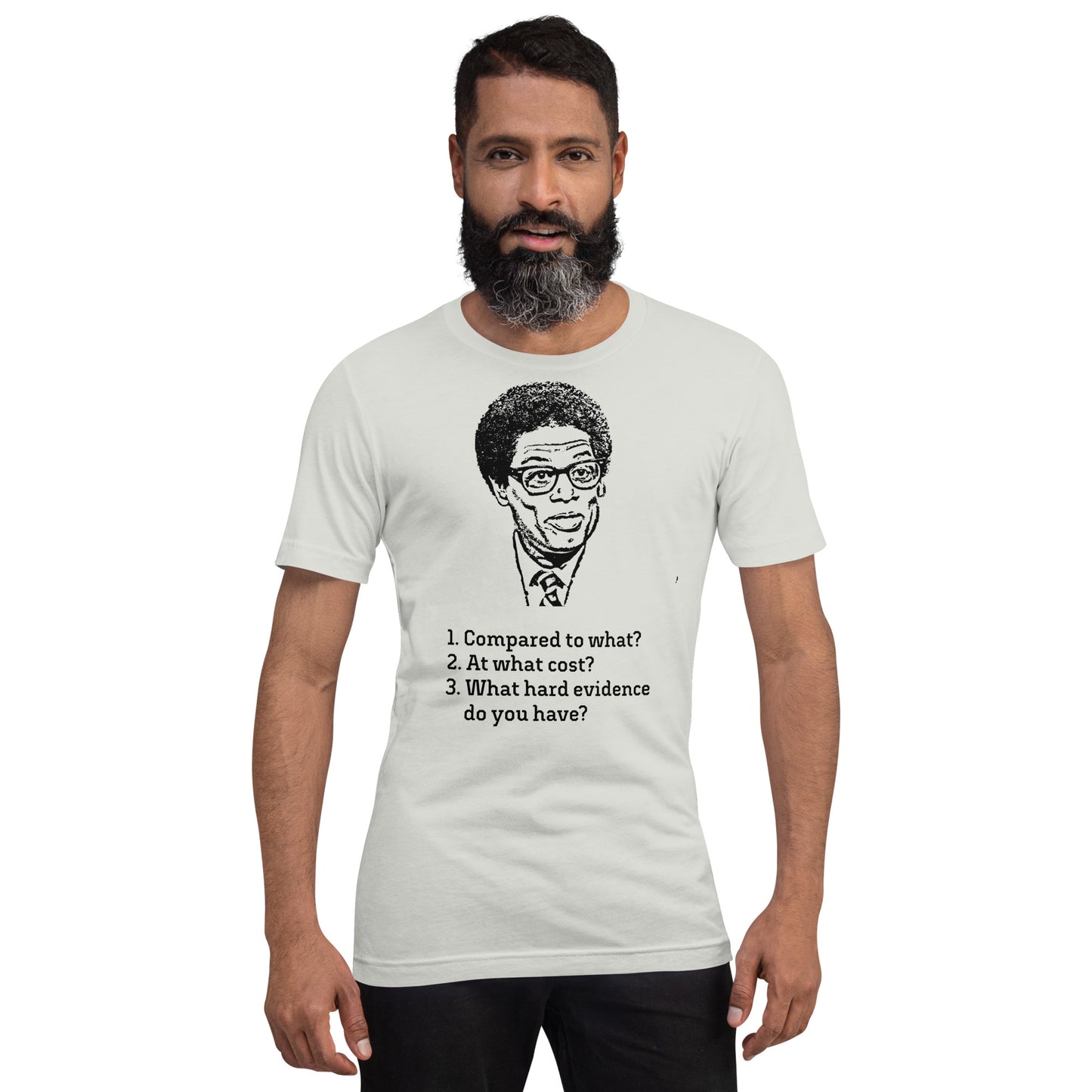 Sowell 3 Questions - Camiseta unissex (cores claras)