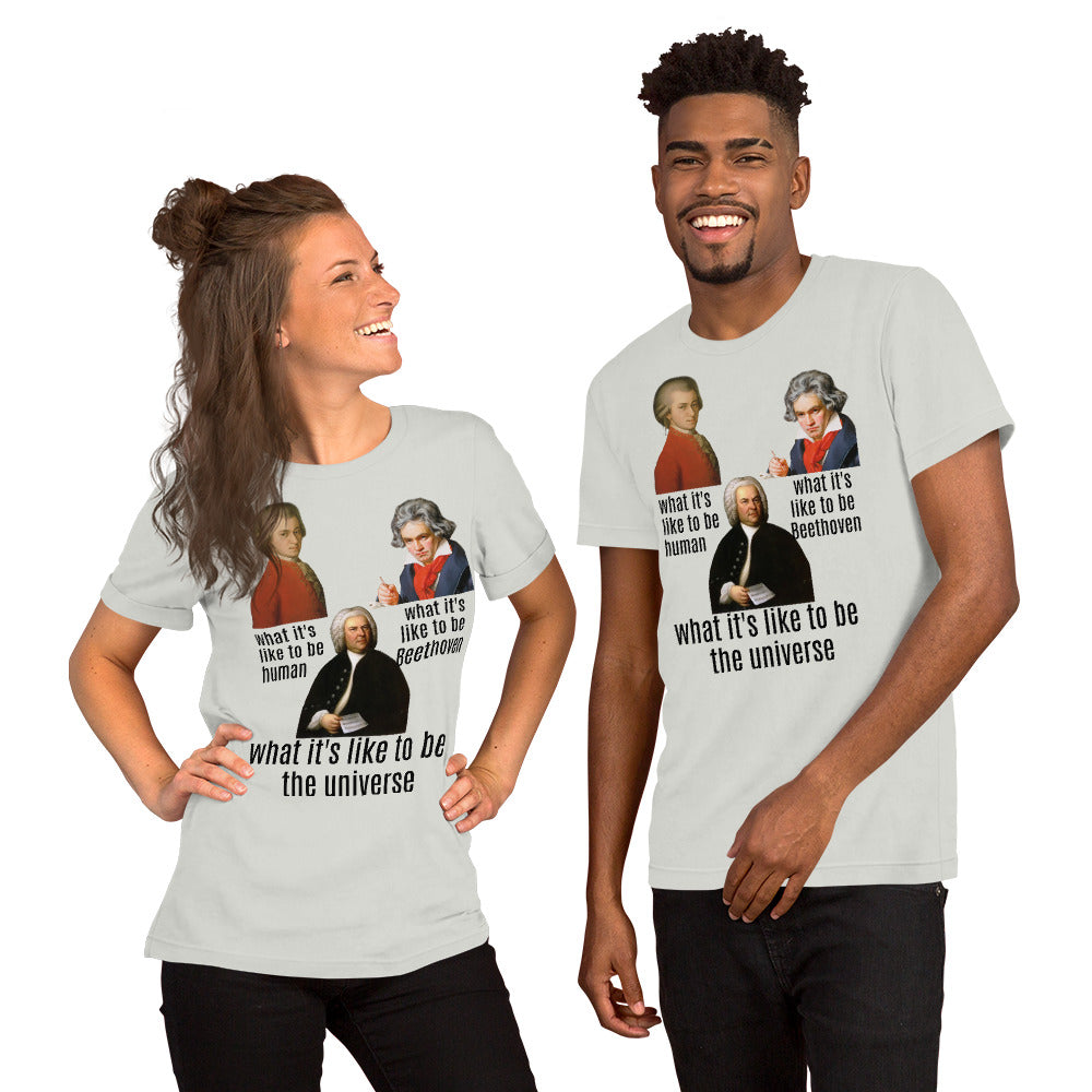 Beethoven Mozart Bach - como é - Camiseta unissex