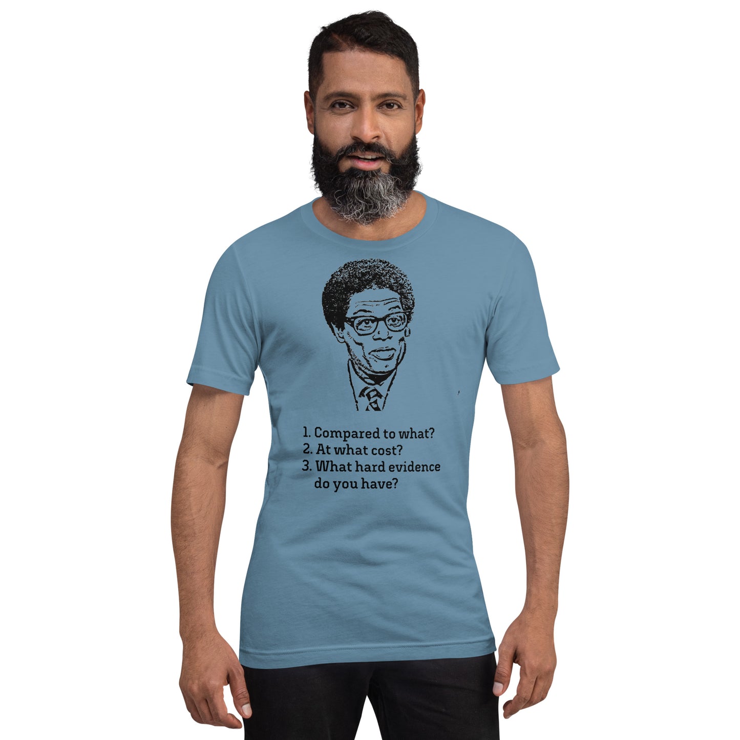 Sowell 3 Questions - Camiseta unissex (cores claras)