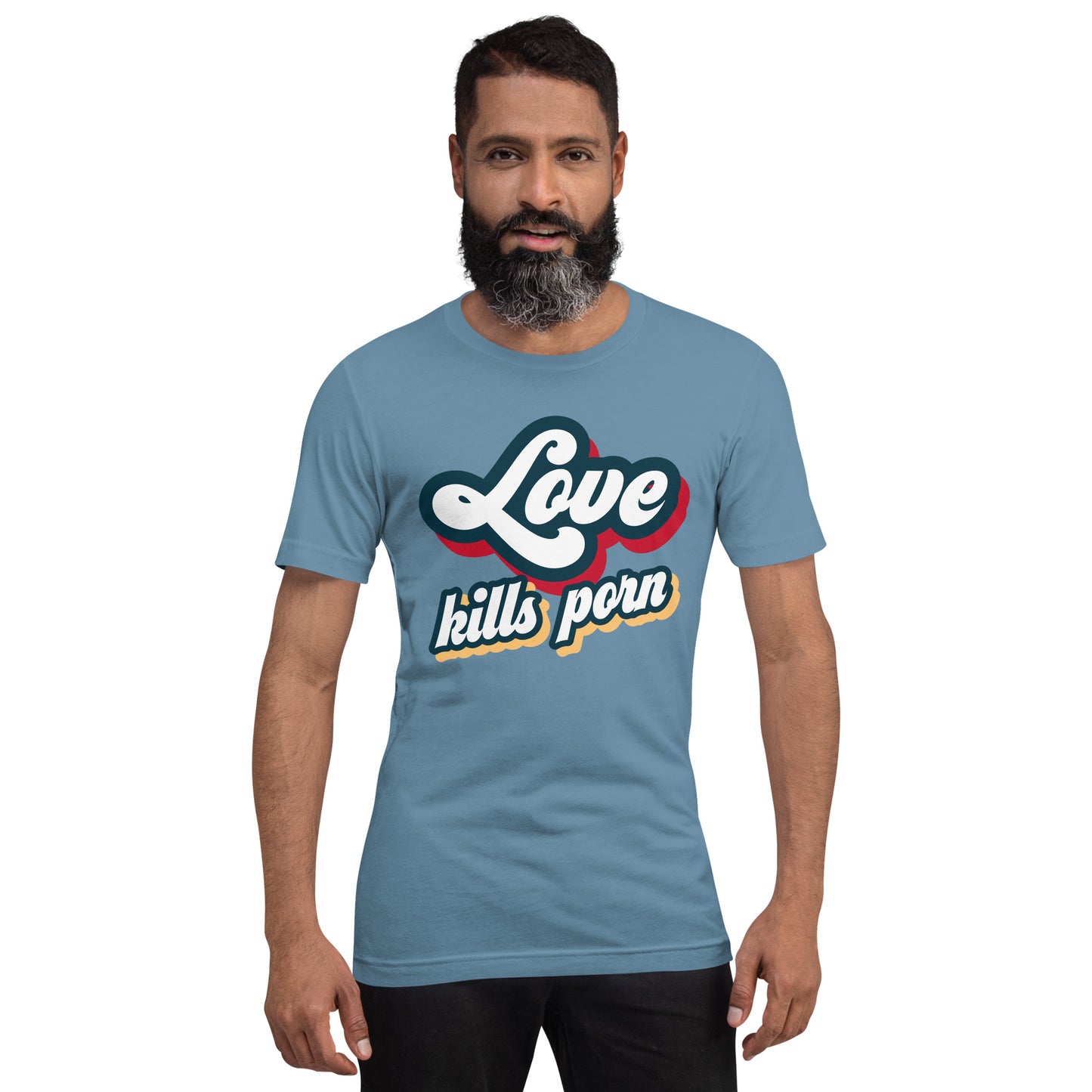 Love Kills Porn - Camiseta unissex