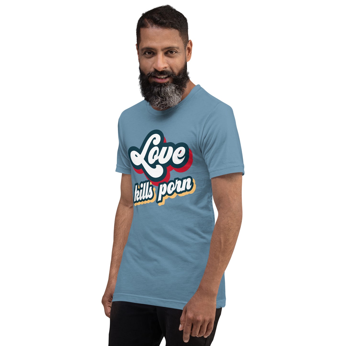 Love Kills Porn - Camiseta unissex