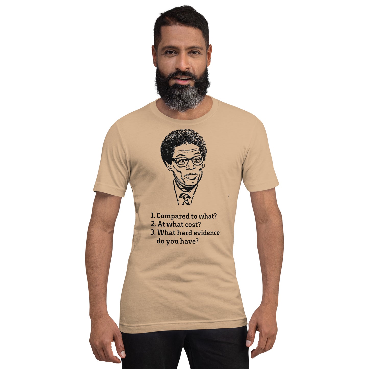 Sowell 3 Questions - Camiseta unissex (cores claras)