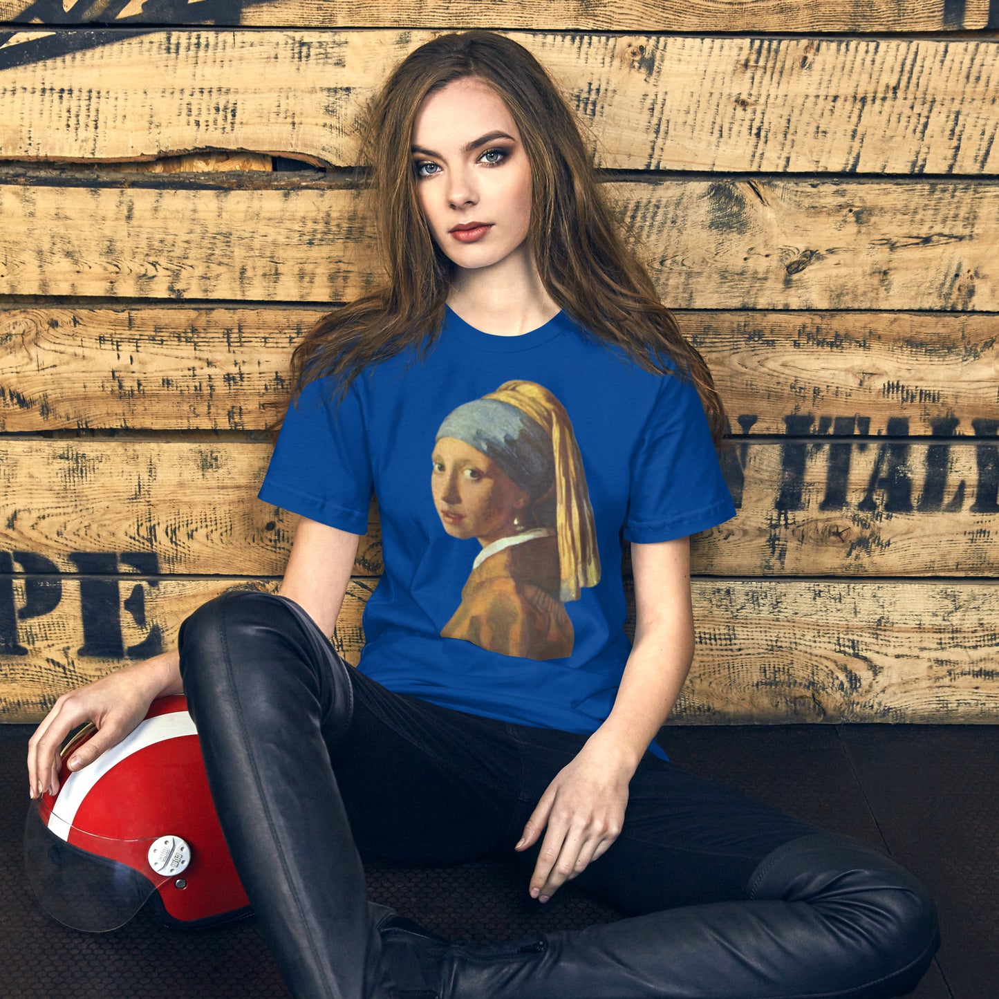 Vermeer - Girl with a pearl earring - Unisex t-shirt