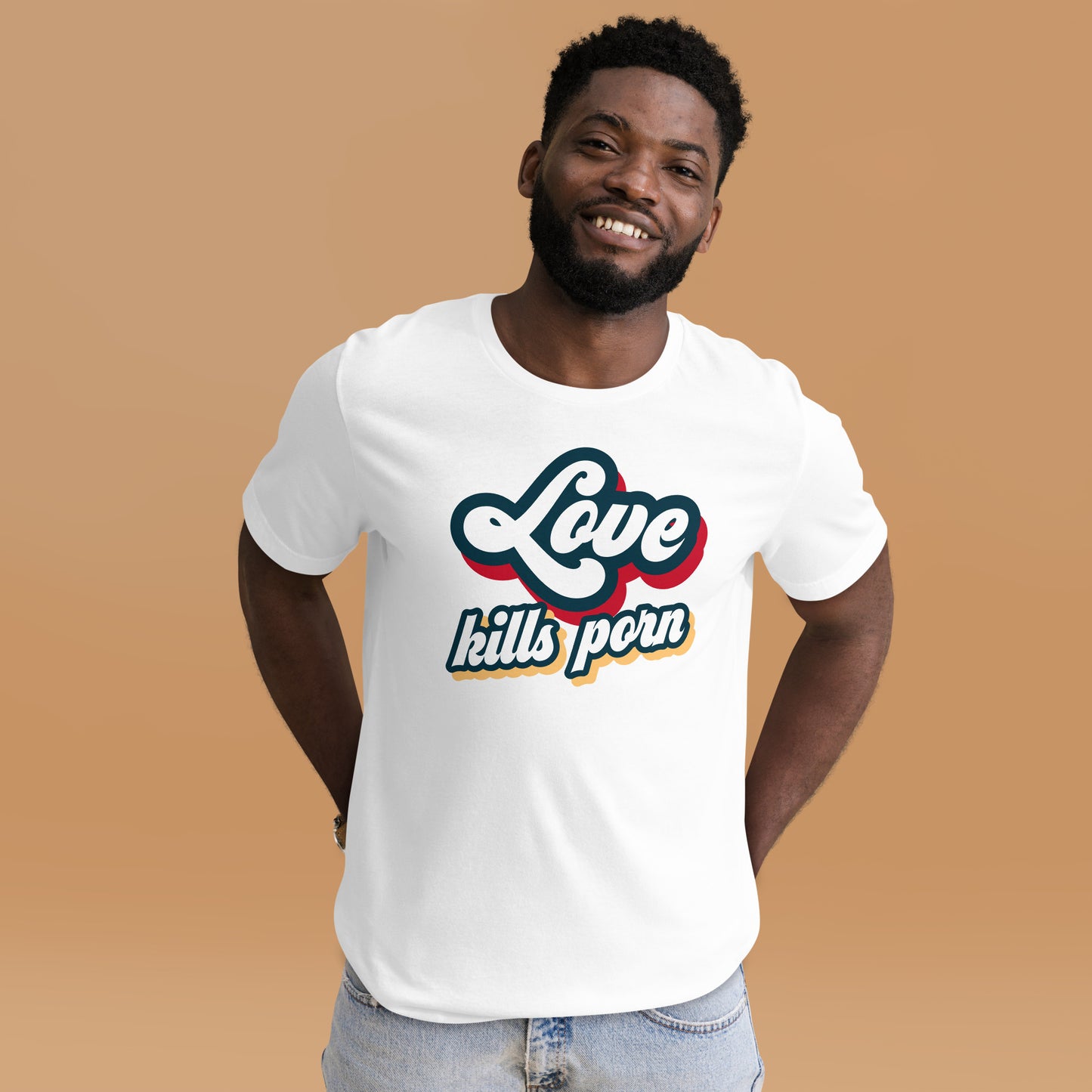 Love Kills Porn - Camiseta unissex