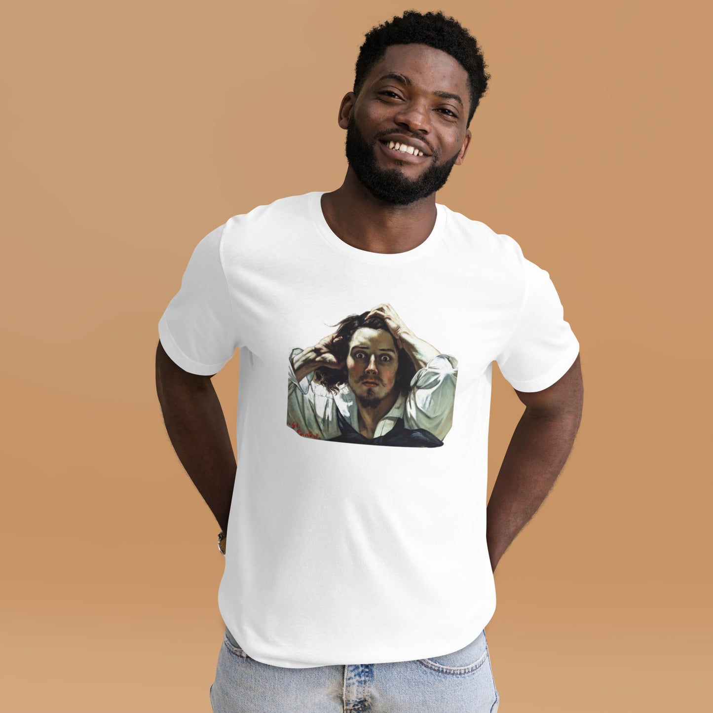 Courbet - Homem Desesperado - Camiseta unissex