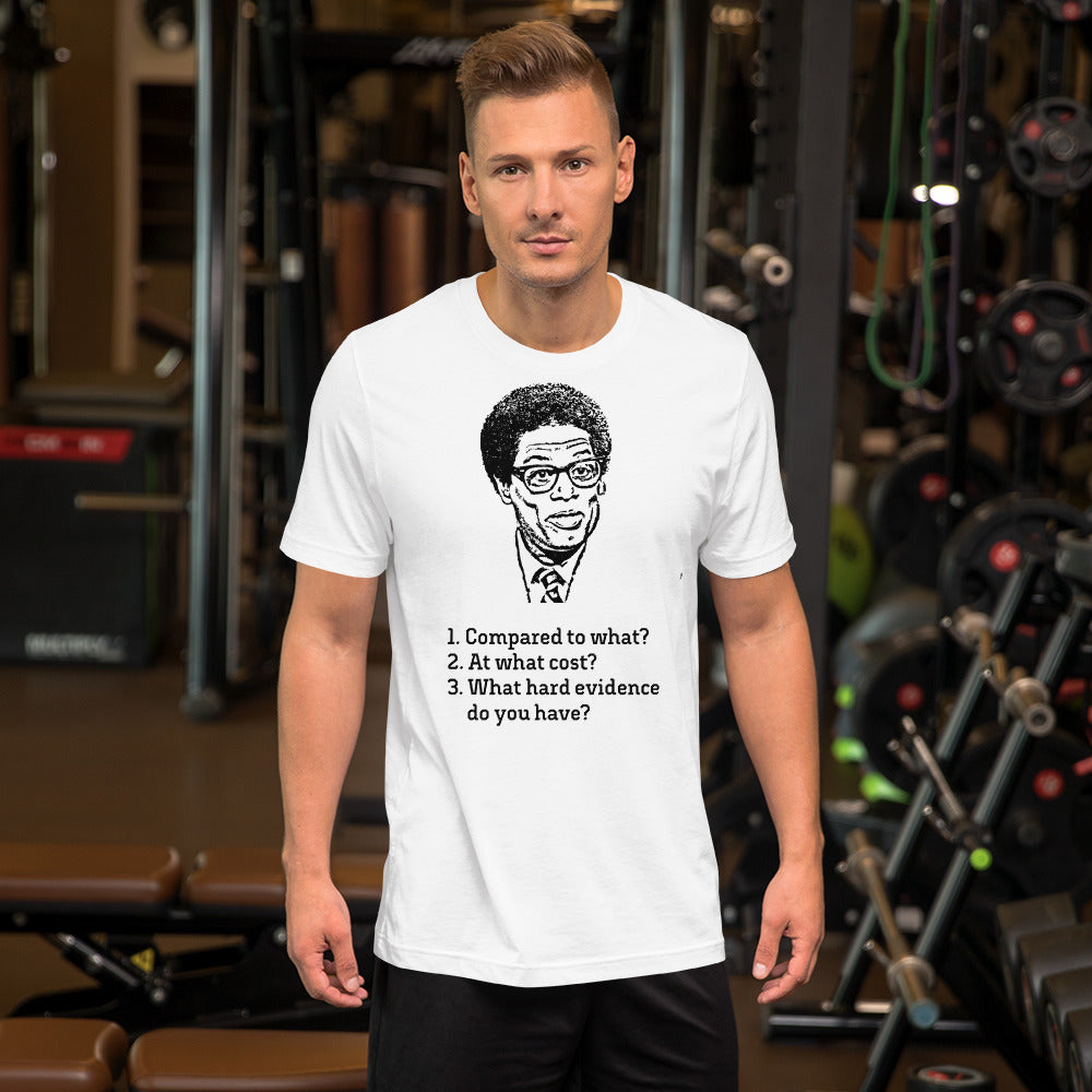 Sowell 3 Questions - Camiseta unissex (cores claras)