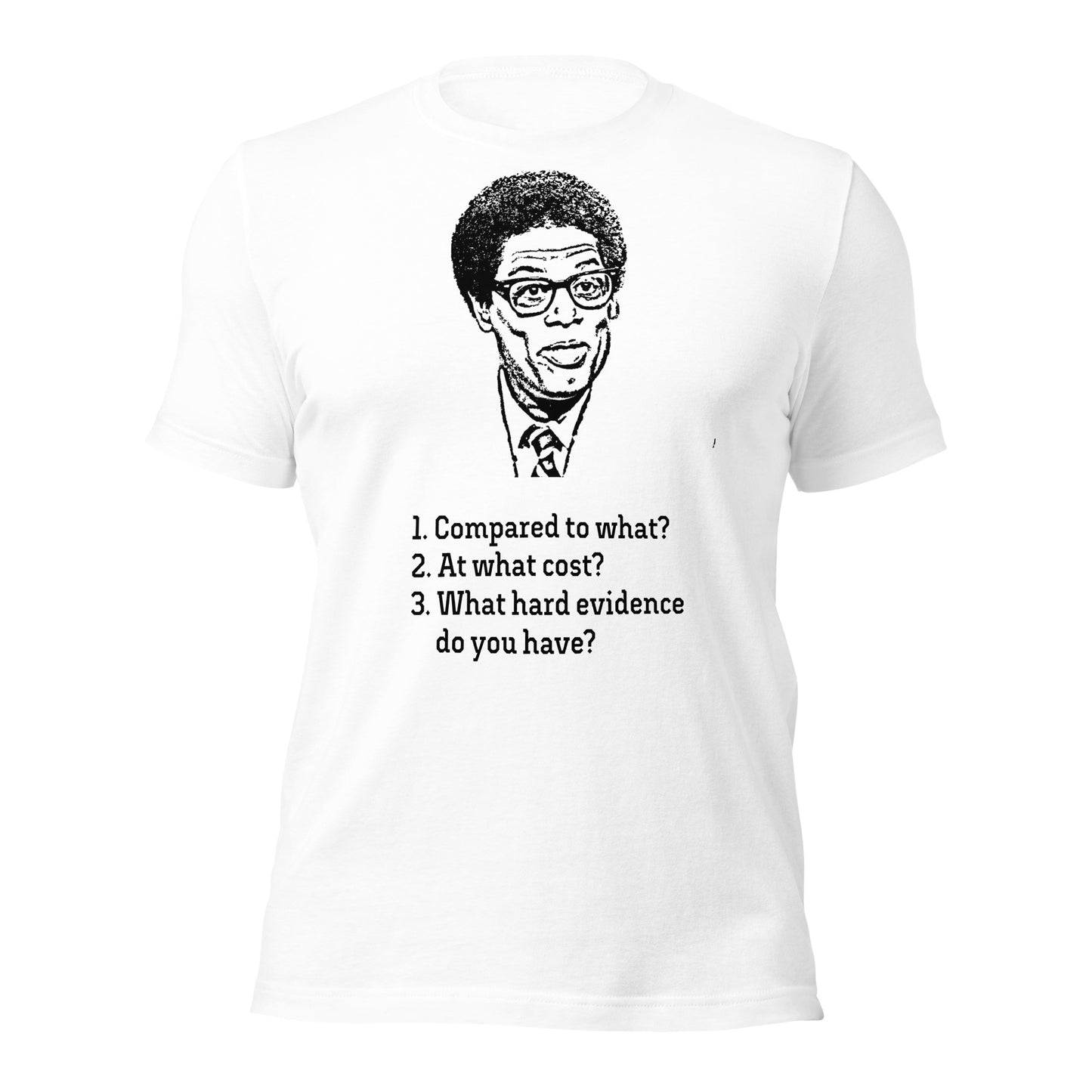 Sowell 3 Questions - Camiseta unissex (cores claras)