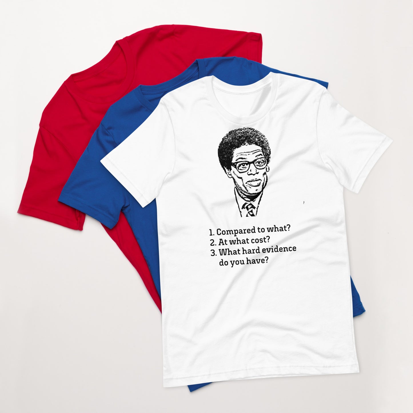 Sowell 3 Questions - Camiseta unissex (cores claras)