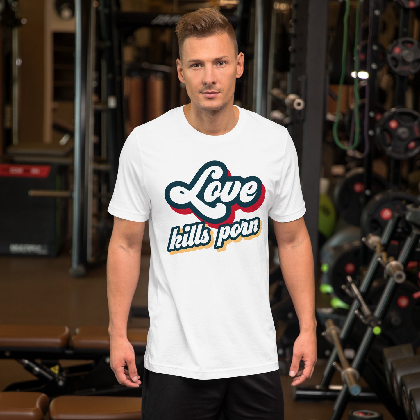 Love Kills Porn - Camiseta unissex