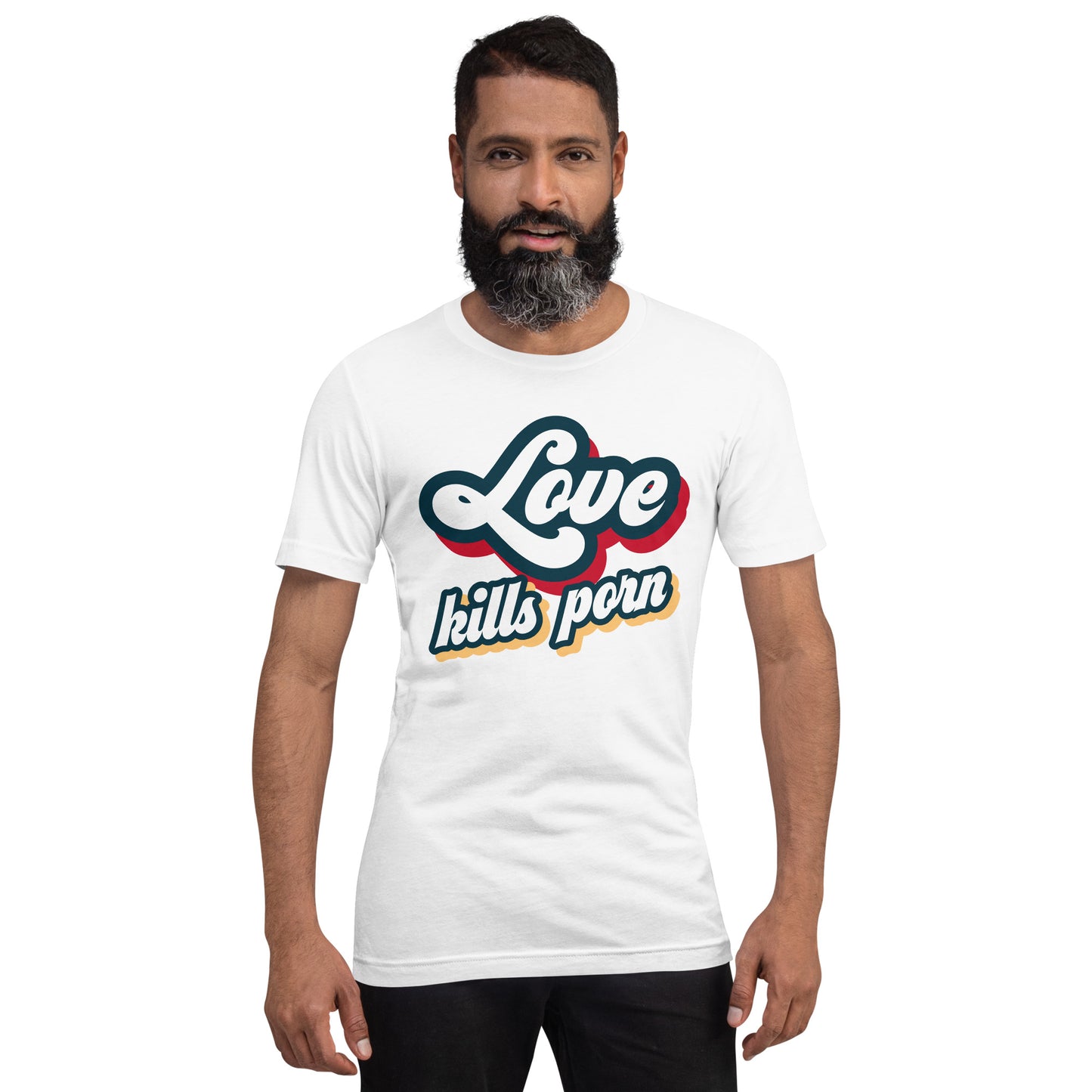 Love Kills Porn - Camiseta unissex