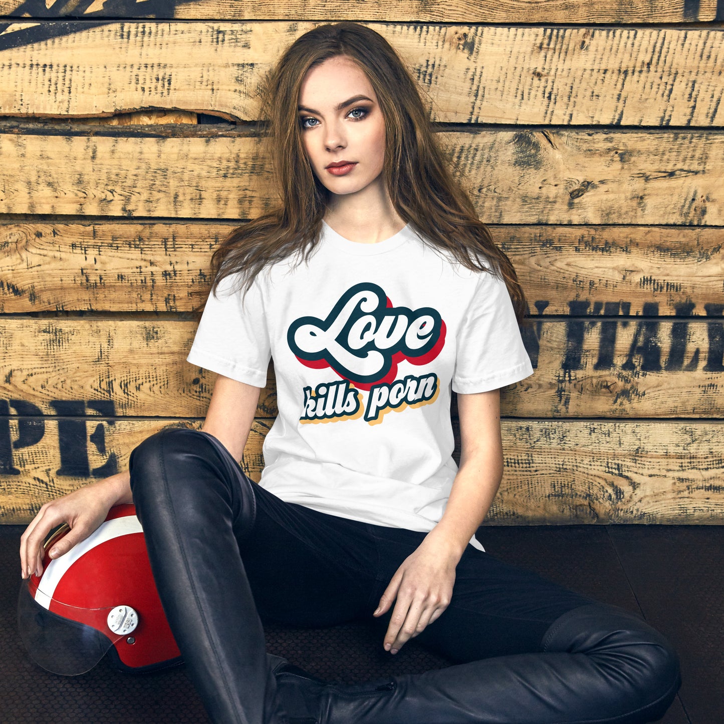 Love Kills Porn - Camiseta unissex