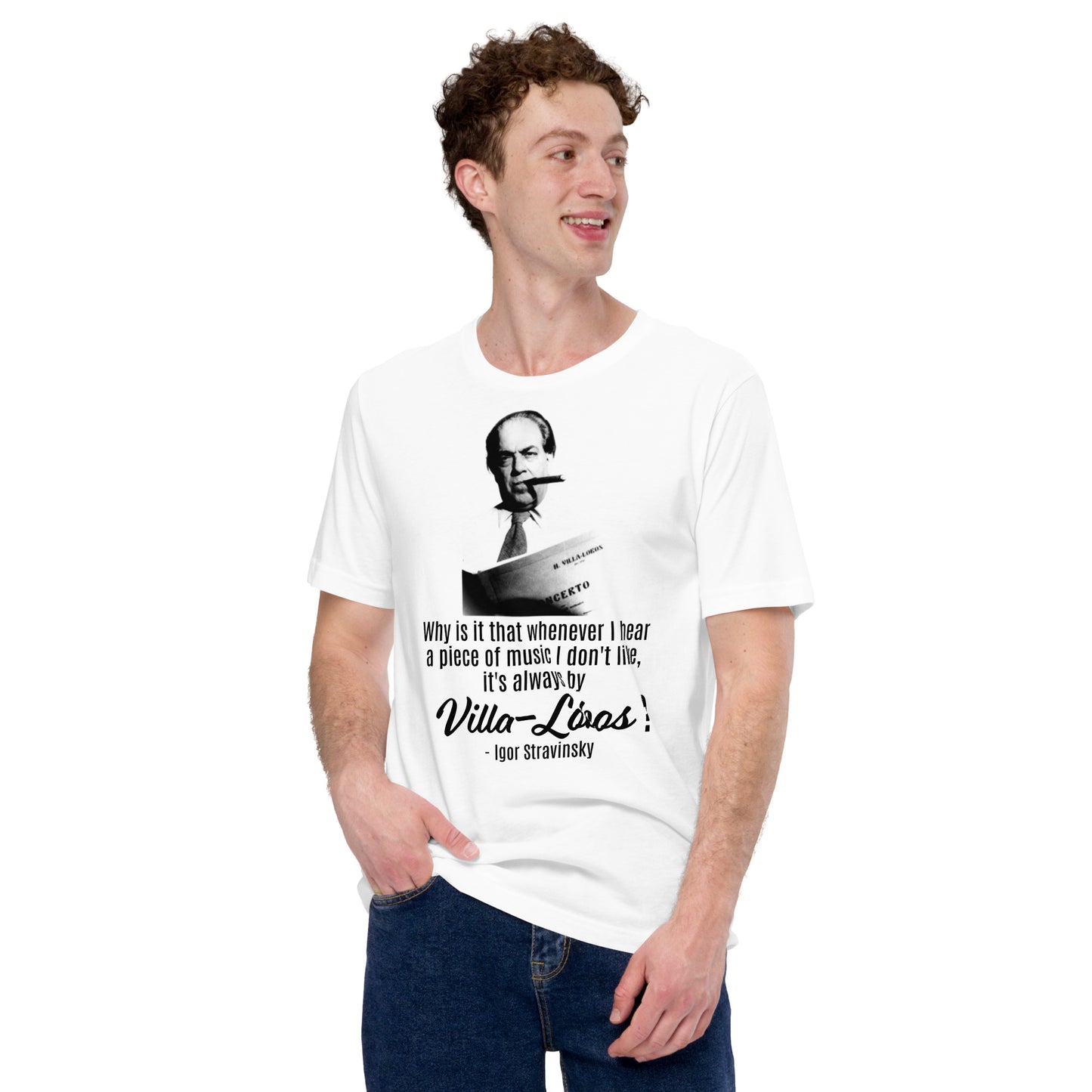 Villa-Lobos Stravinsky - Camiseta unisex