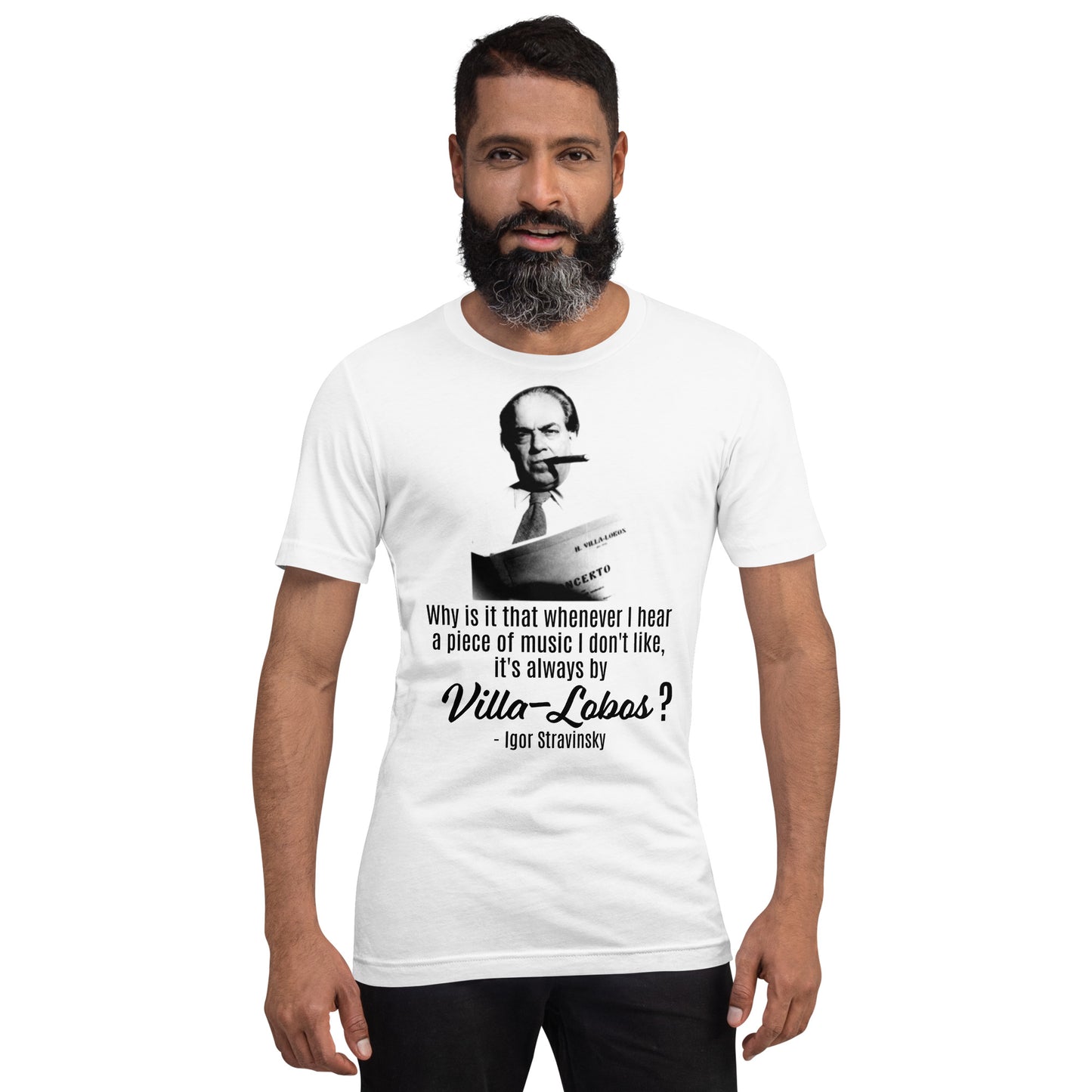 Villa-Lobos Stravinsky - Camiseta unisex