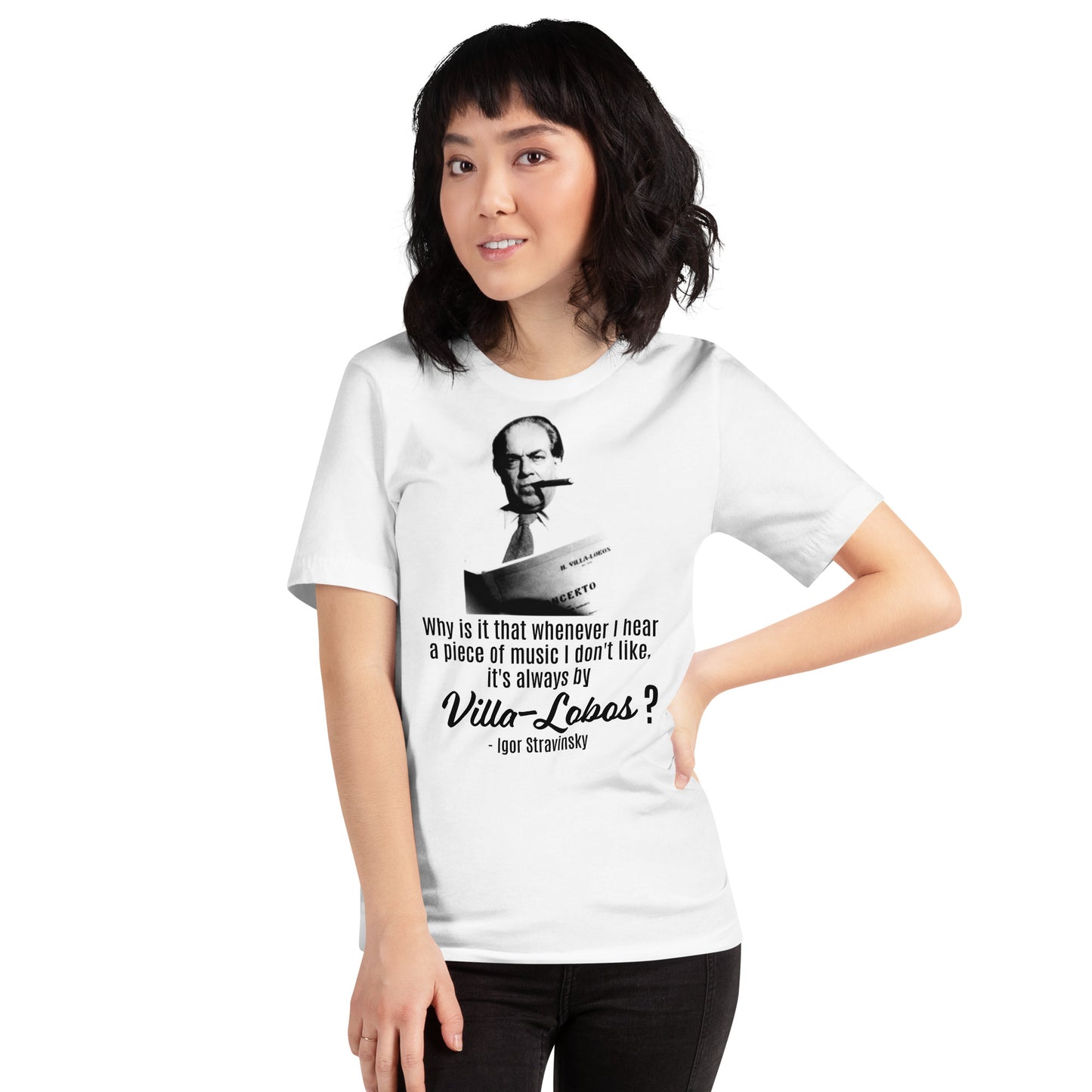 Villa-Lobos Stravinsky - Camiseta unisex