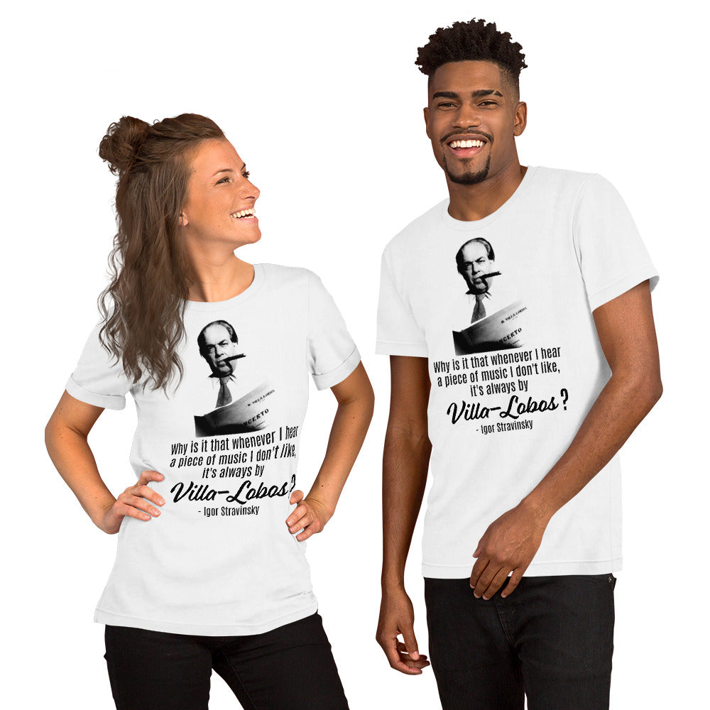 Villa-Lobos Stravinsky - Camiseta unisex