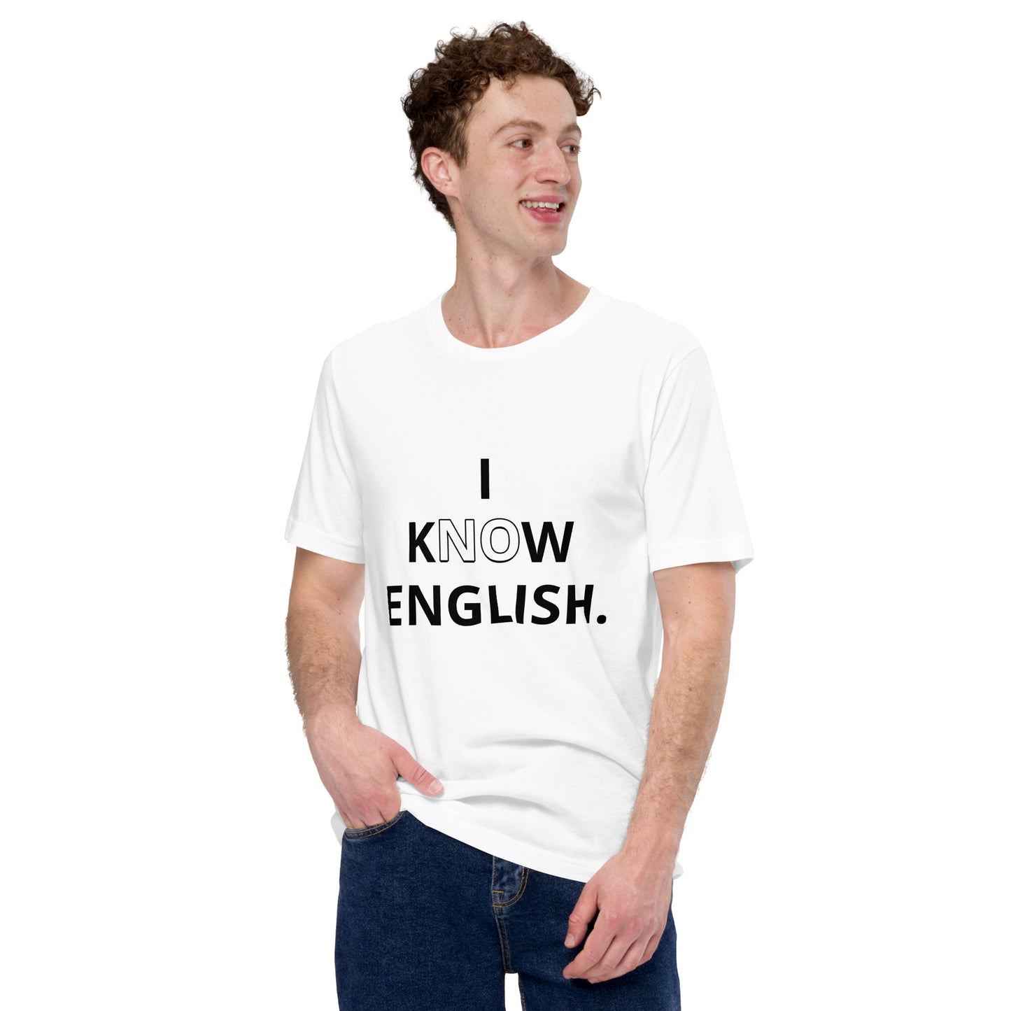 Sé inglés - Camiseta unisex