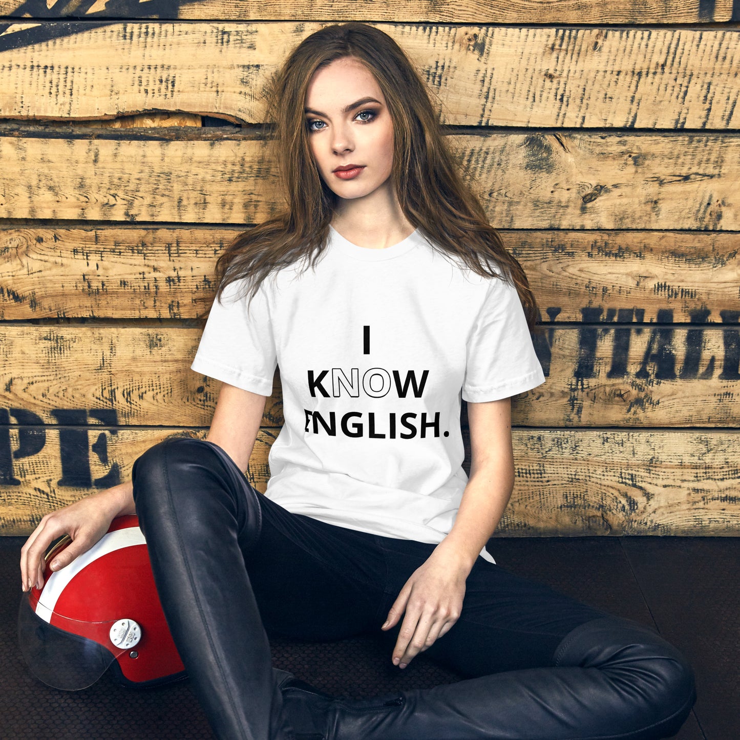 Sé inglés - Camiseta unisex