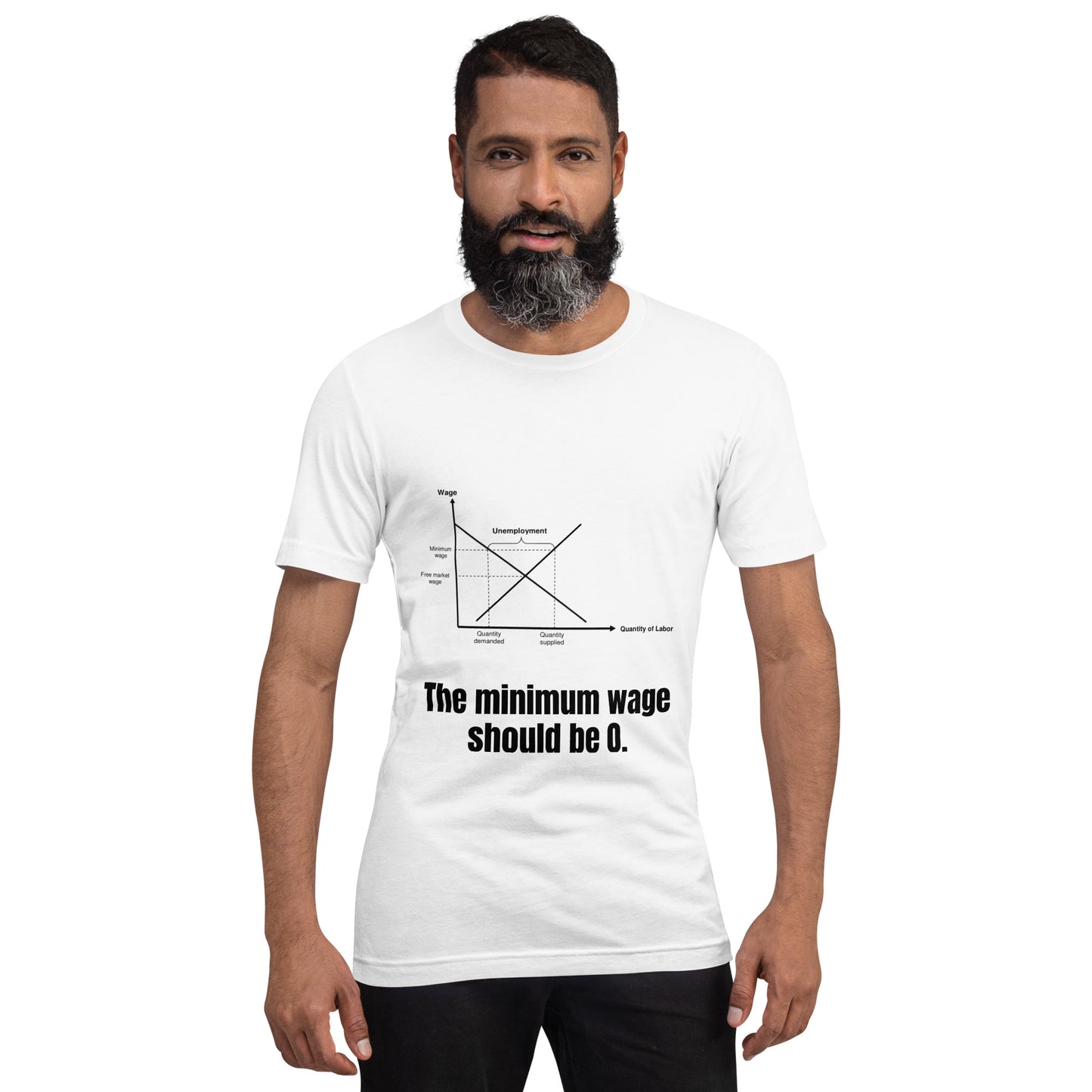 Salario mínimo cero - Camiseta unisex