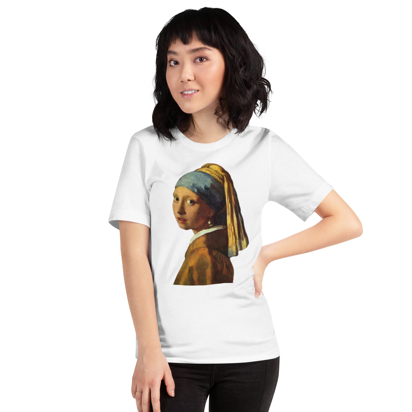 Vermeer - Girl with a pearl earring - Unisex t-shirt