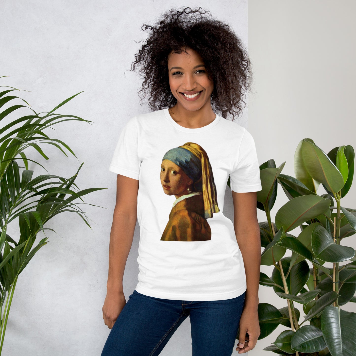 Vermeer - Girl with a pearl earring - Unisex t-shirt