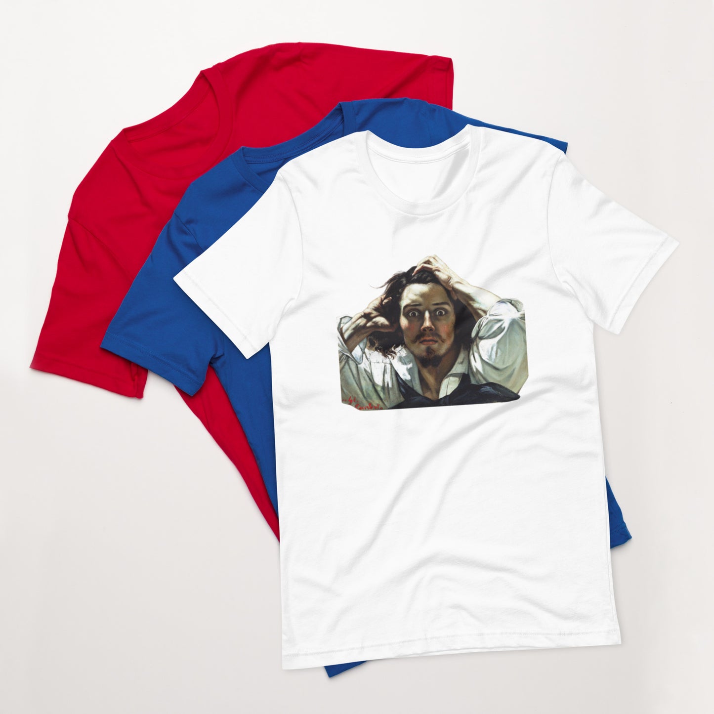 Courbet - Homem Desesperado - Camiseta unissex