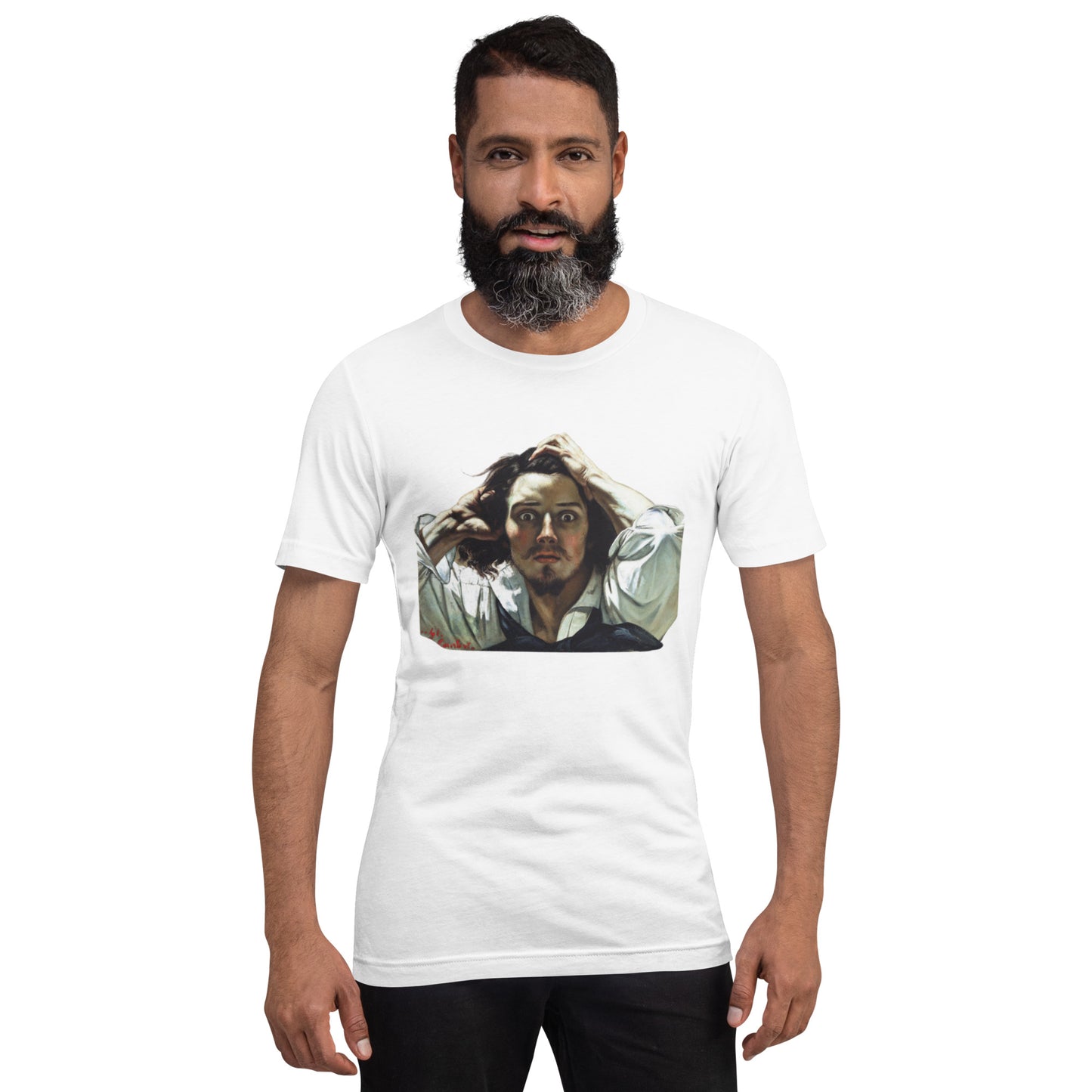 Courbet - Homem Desesperado - Camiseta unissex