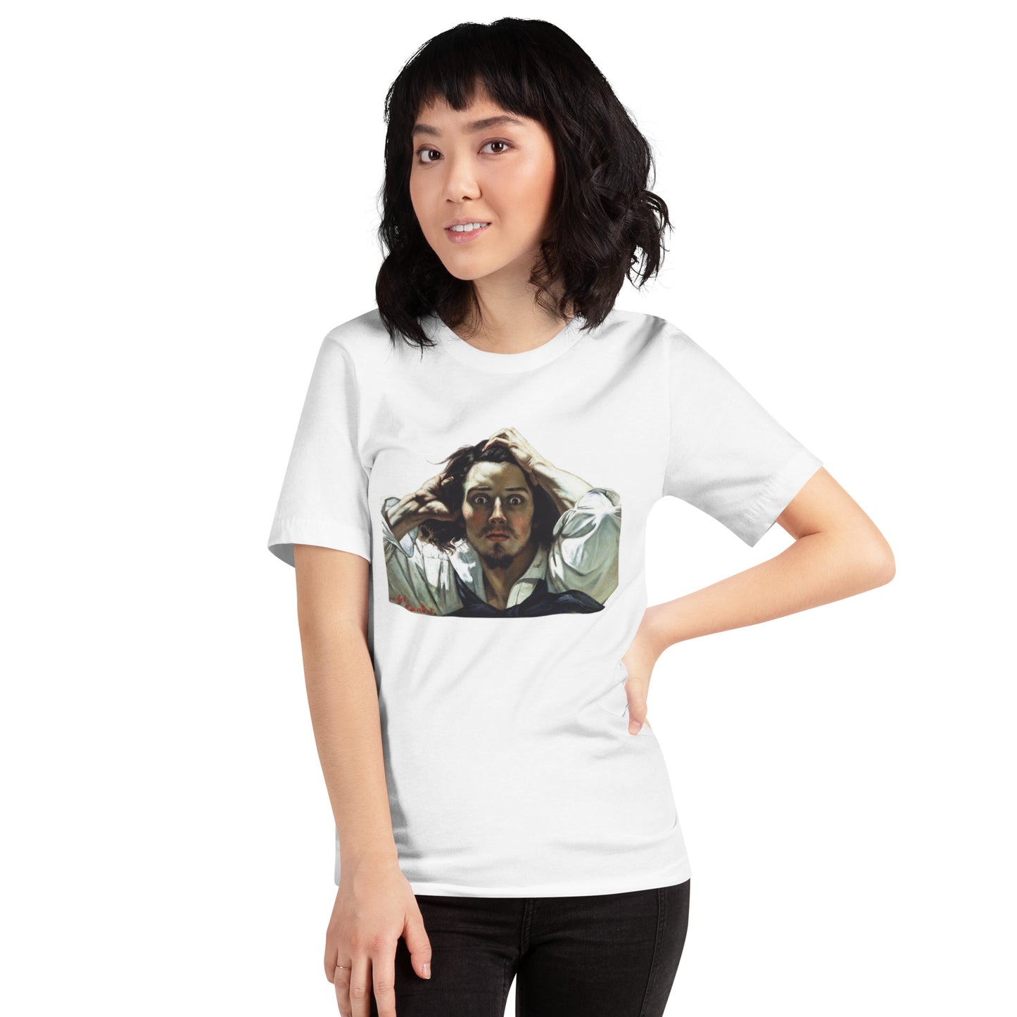 Courbet - Homem Desesperado - Camiseta unissex