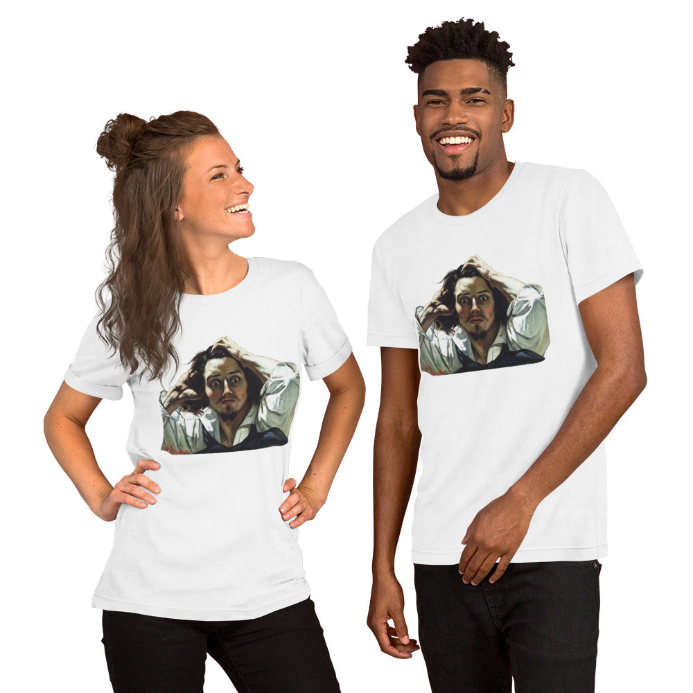 Courbet - Homem Desesperado - Camiseta unissex