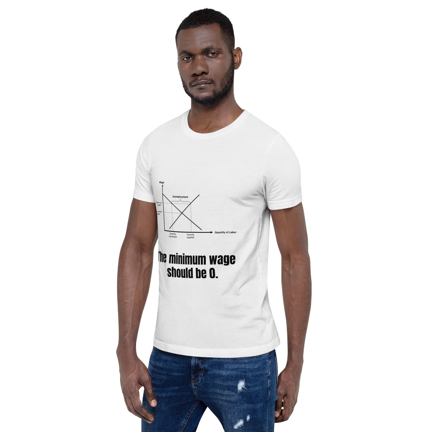 Salario mínimo cero - Camiseta unisex