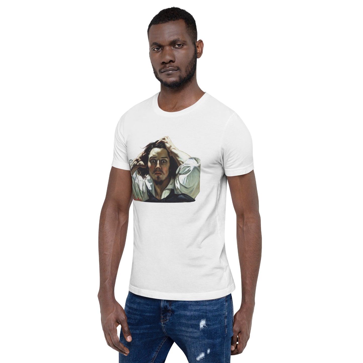 Courbet - Homem Desesperado - Camiseta unissex