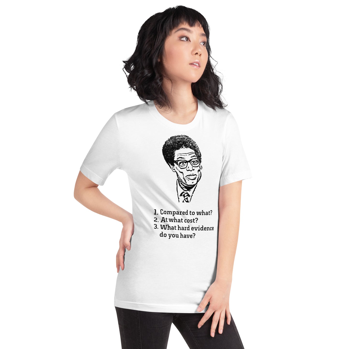 Sowell 3 Questions - Camiseta unissex (cores claras)